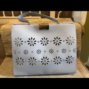 Classic Kate spade powder blue handbag.